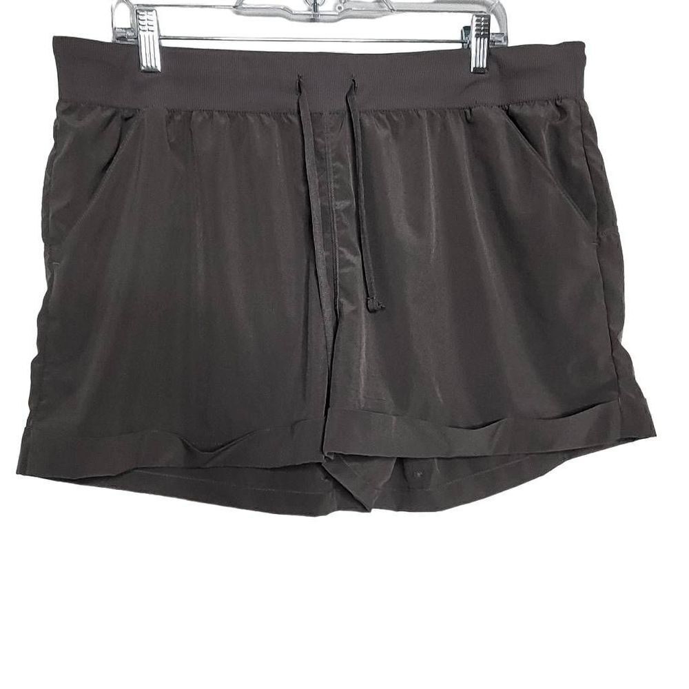 Z by Zella Gray Athletic Shorts Cuffed Hem Size XXL